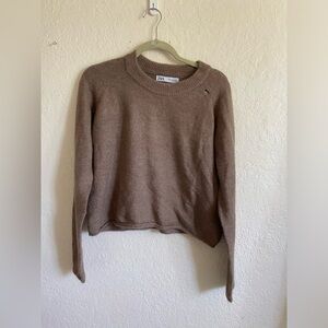 Zara Brown knitted sweater